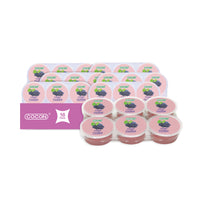 Nata de coco pudding bulk snacks — Cocon Grape Pudding 16-pack multipack, purple-lidded pudding cups with grape illustration and a purple “Cocon 16 pack” banner on a white background.

بودينغ ناتا دي كوكو سناكات بالجملة — عبوة Cocon عنب 16 حبة، أكواب بودينغ بأغطية بنفسجية عليها رسمة عنب مع شريط بنفسجي “Cocon 16 pack” على خلفية بيضاء.