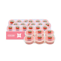 Nata de coco pudding bulk snacks — Cocon Strawberry Pudding 16-pack multipack, pink-lidded pudding cups with strawberry illustrations and a pink “Cocon 16 pack” banner on a white background.

بودينغ ناتا دي كوكو سناكات بالجملة — عبوة Cocon فراولة 16 حبة، أكواب بودينغ بأغطية وردية عليها رسمة فراولة مع شريط وردي “Cocon 16 pack” على خلفية بيضاء.